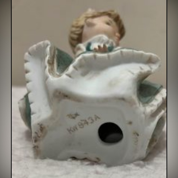 Lefton Bloomer Girl bisque figurine. Excellent condition! Item 843A-Circa 1960s - Picture 6 of 6